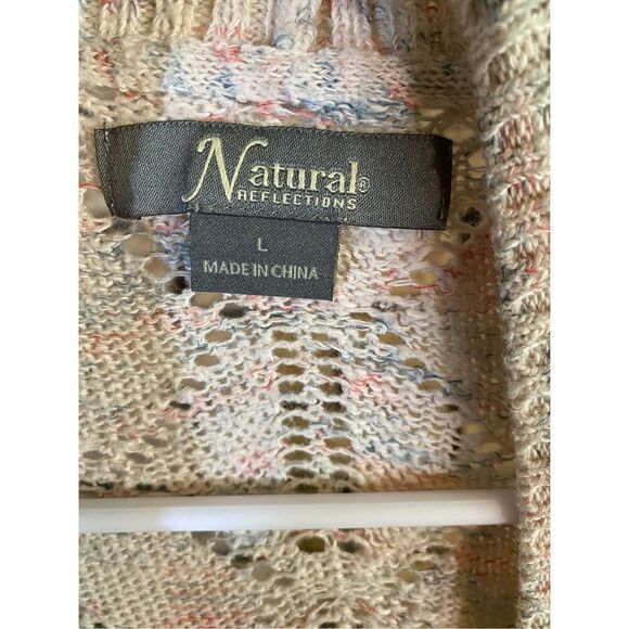 Natural Reflections Open Front Cardigan - Picture 3 of 6